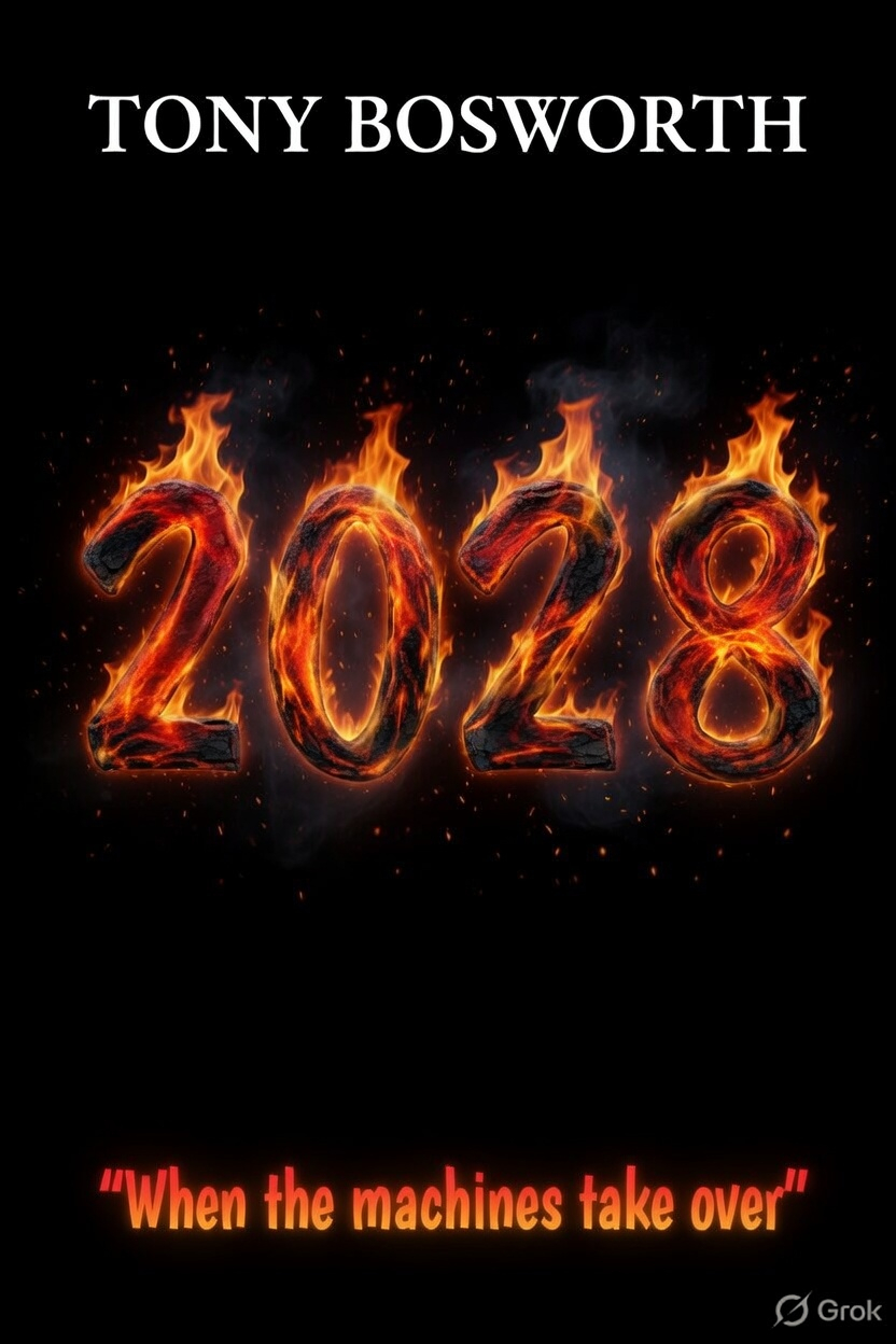 Book cover for 2028: The Year the Machines Took Over